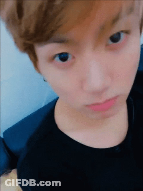 Jungkook Selca Youll Shoot Your Eye Out GIF