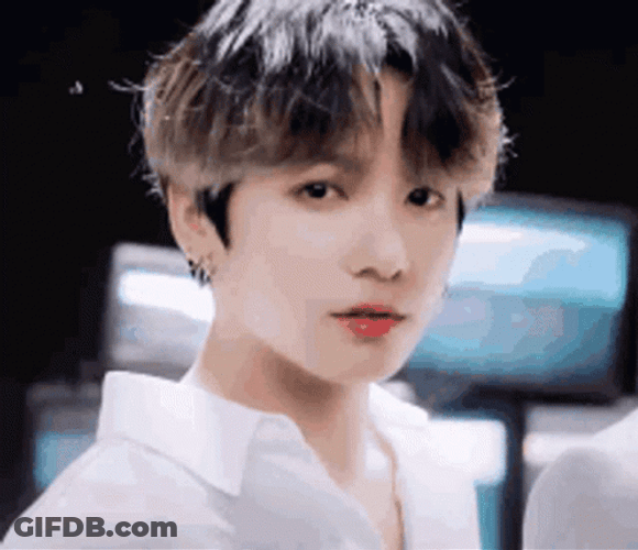 Jungkook Slow Wink GIF