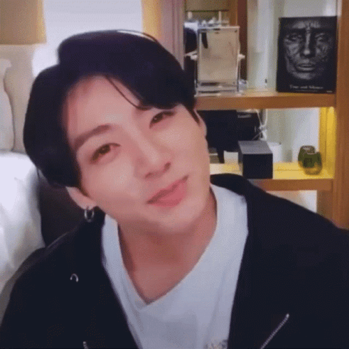 Jungkook Timid Smile GIF