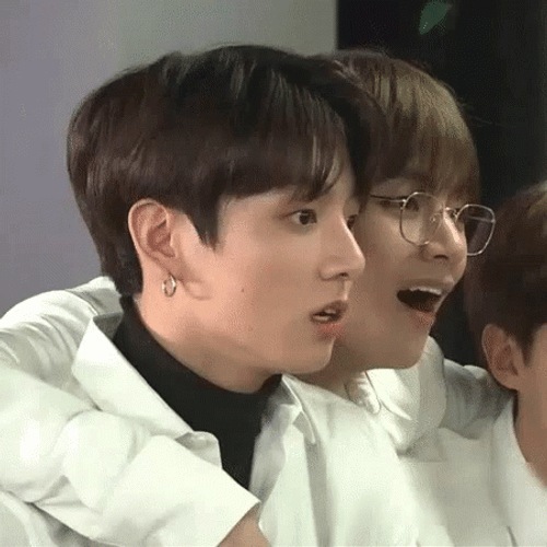 Jungkook Was Surprise Meme GIF