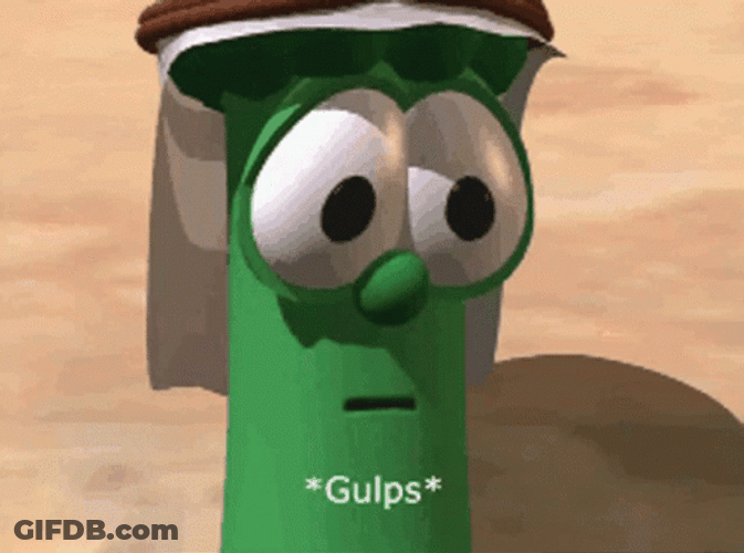 Junior Asparagus Nervous Swallow GIF