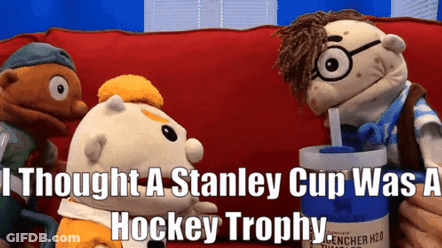 Junior Thought A Stanley Cup Was Hockey Trophy GIF