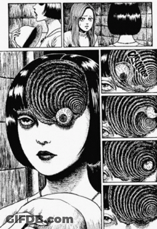 Junji Ito Bone Chilling Art Collection GIF