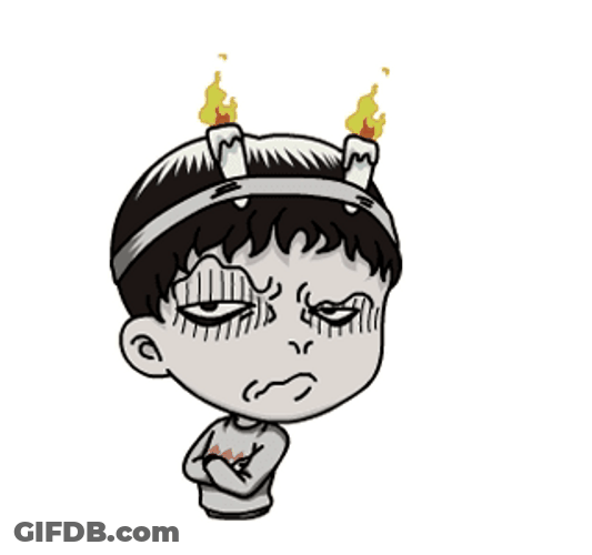 Junji Ito Grumpy Souichi Tsujii Tantrum GIF