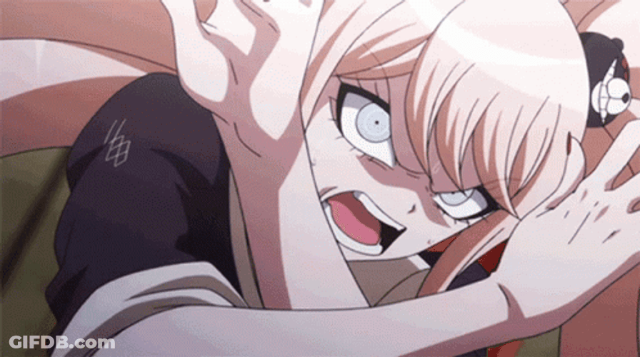 Junko Enoshima Angry Face GIF