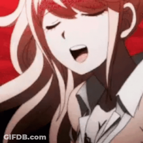 Junko Enoshima Deep Sigh GIF