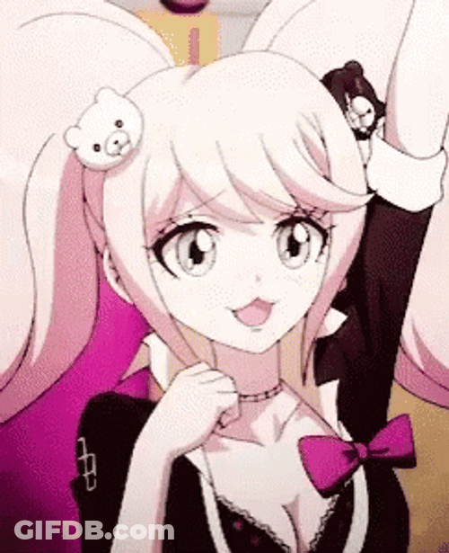 Junko Enoshima Happy Wink GIF