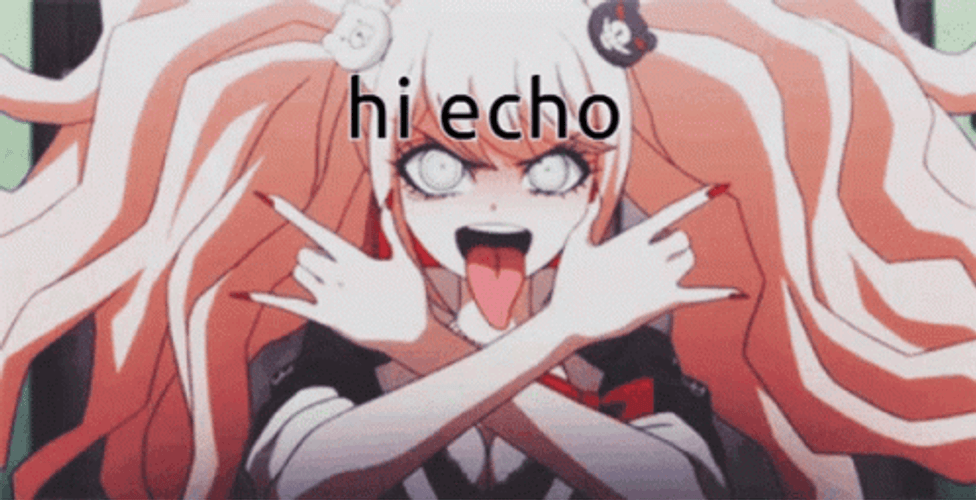 Junko Enoshima Hi Echo GIF