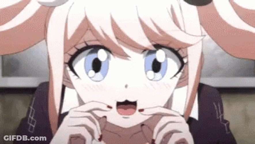 Junko Enoshima Screaming Out GIF