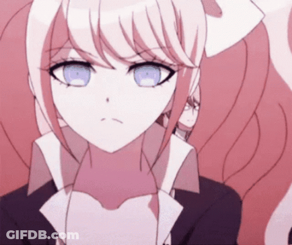 Junko Enoshima Smirking Smile GIF