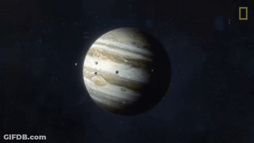 Jupiter And Its Moons GIF
