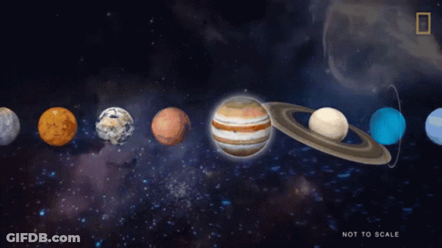 Jupiter Size Comparison To Earth GIF
