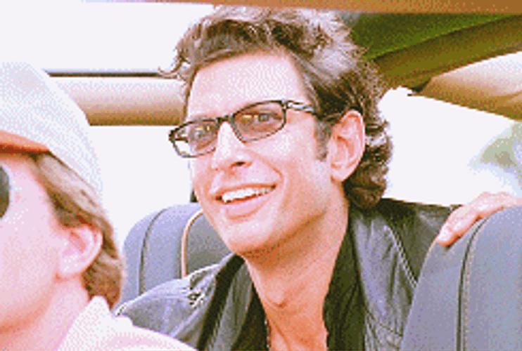 Jurassic Park Ian Malcolm Amazed GIF