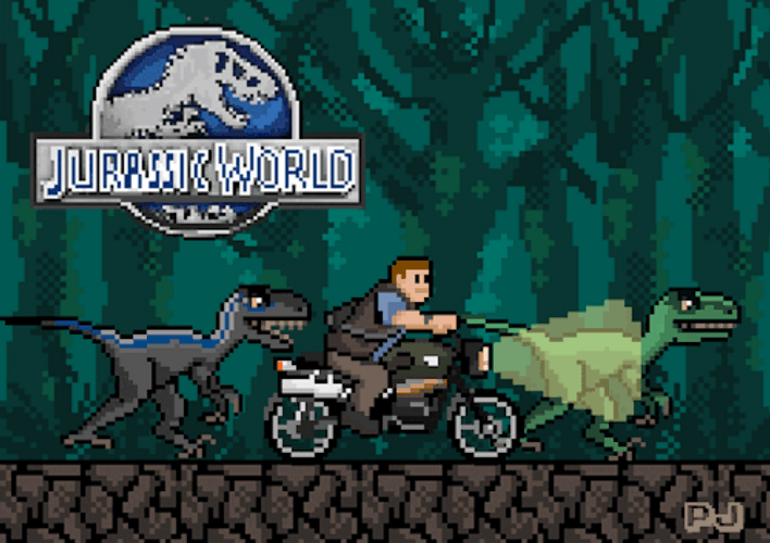 Jurassic World Low Quality GIF