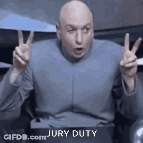 Jury Duty Doctor Evil Austin Powers GIF