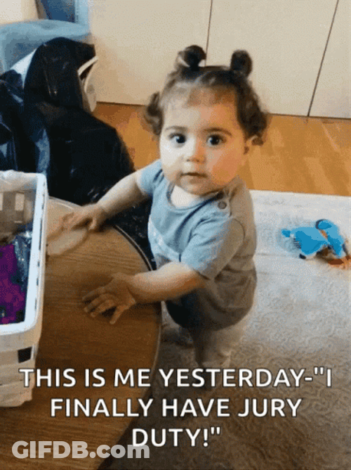 Jury Duty Happy Chubby Baby Laughing GIF