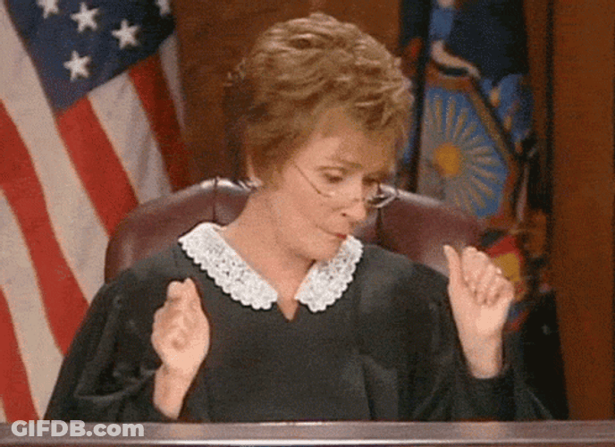 Jury Duty Judge Judy Dancing GIF