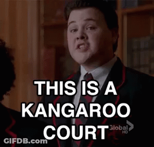 Jury Duty Kangaroo Court The Glee GIF