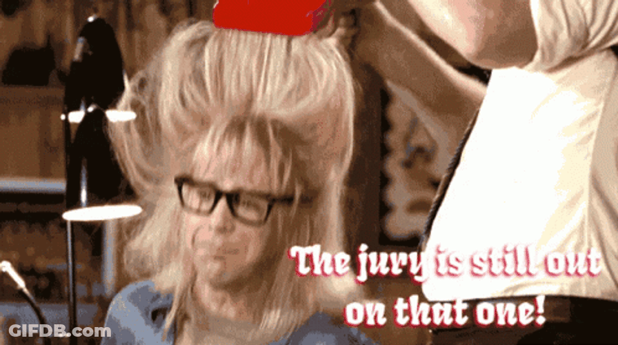 Jury Duty Wayne's World Garth Algar GIF