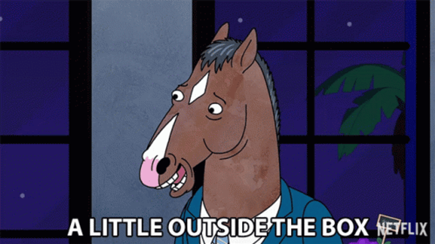 Just A Bit Little Outside The Box GIF