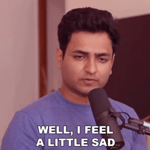 Just A Bit Sad Outside GIF