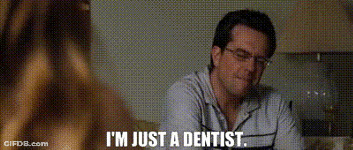 Just  A Dentist Ed Helms Stu Hangover GIF