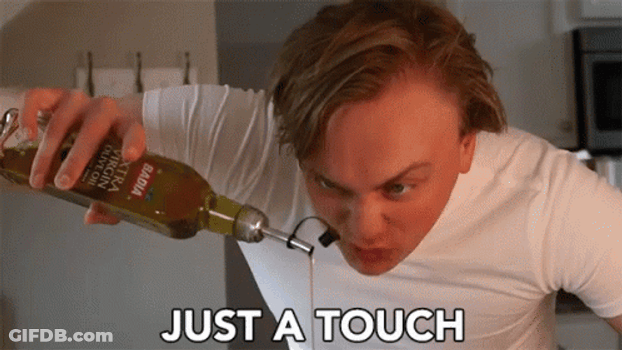 Just A Touch Of Olive Oil GIF