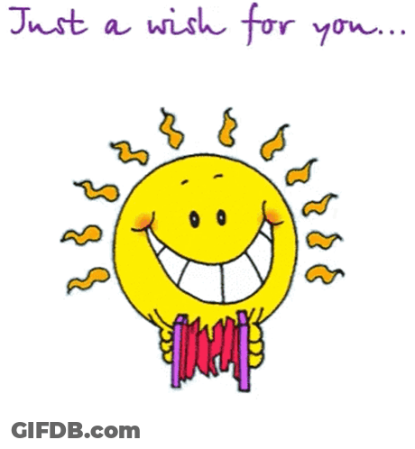 Wish You A Happy Day With Smiley Face GIF