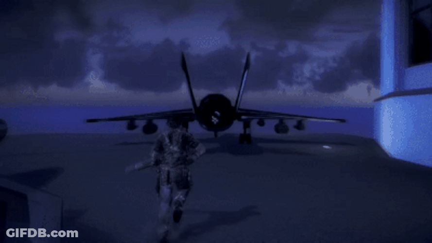 Just Cause 2 Aircraft Landing GIF