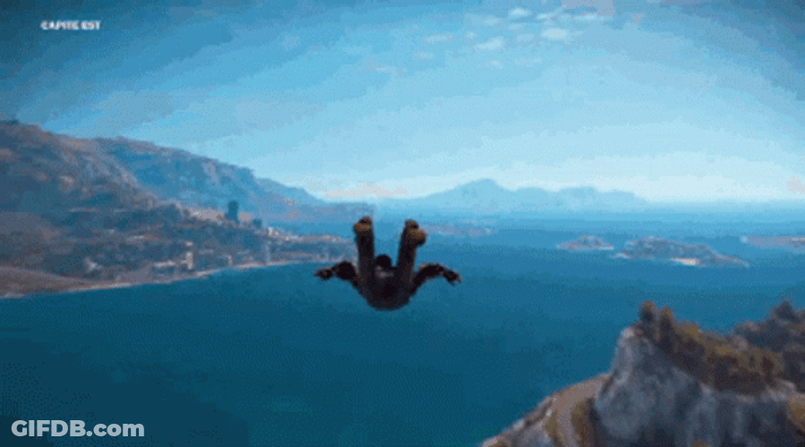 Just Cause 4 Flying Down GIF