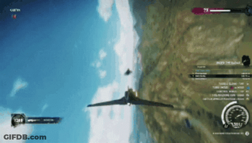 Just Cause 4 Jet Plane GIF