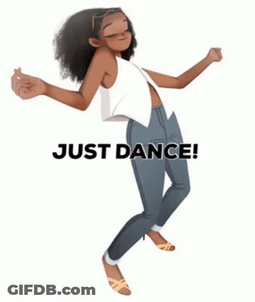 Just Dance Animated Girl GIF