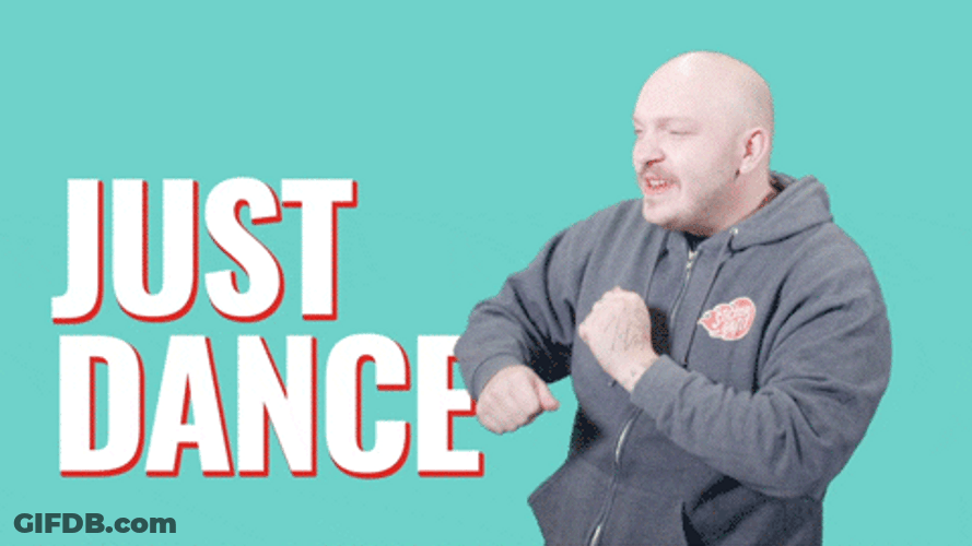 Just Dance Bald Guy GIF