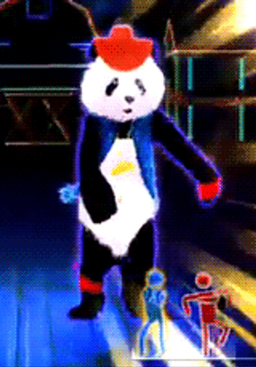 Just Dance Panda Timber GIF