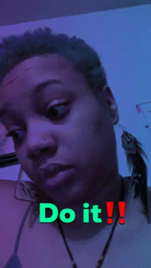 Just Do It Daring Woman GIF