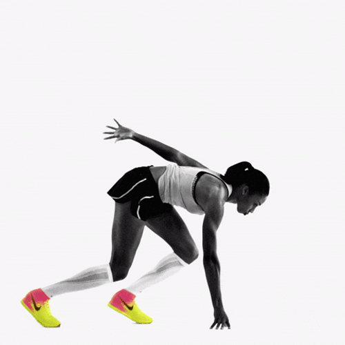 Just Do It Running Girl GIF