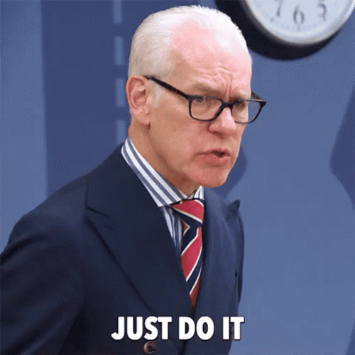 Just Do It Serious Tim Gunn GIF