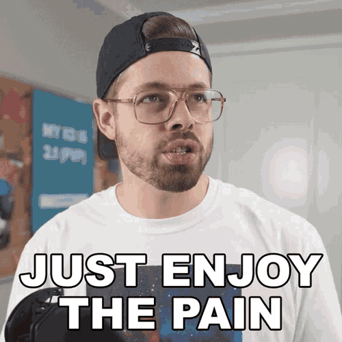 Just Enjoy The Pain Nick Zetta GIF