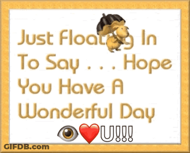 Just Floating Have A Great Day At School GIF