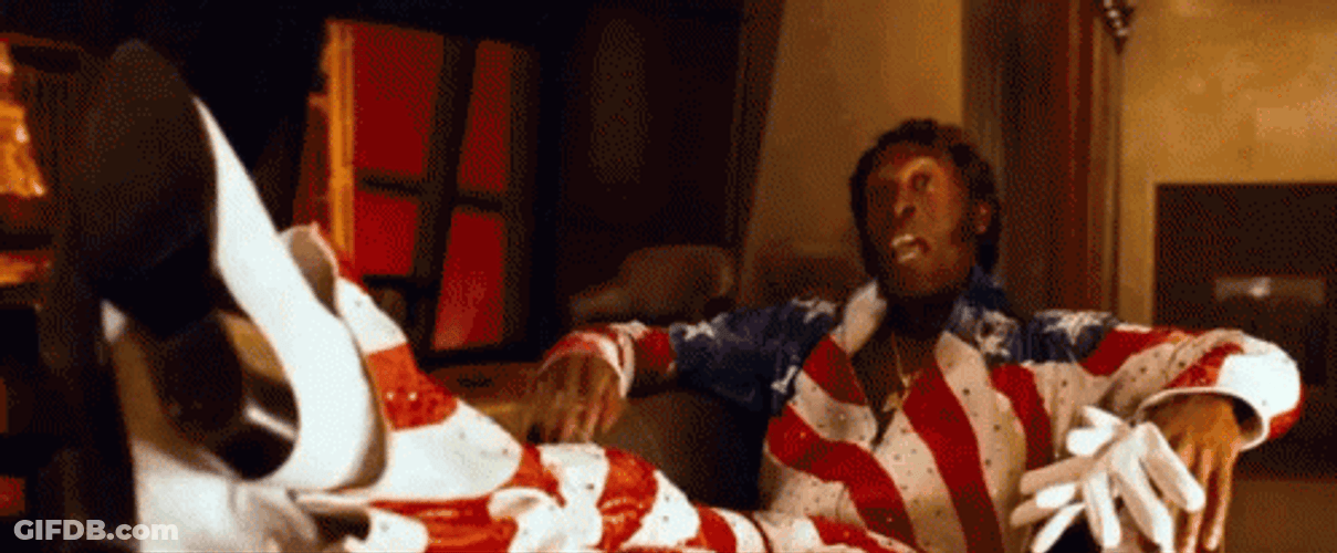 Just Give Me My Money Don Cheadle GIF