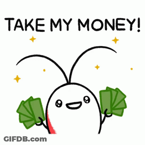 Just Give Me My Money Rich Shrimp GIF