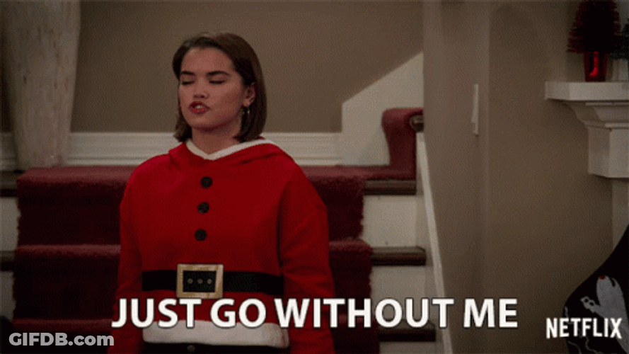 Just Go On Without Me Paris Berelc GIF