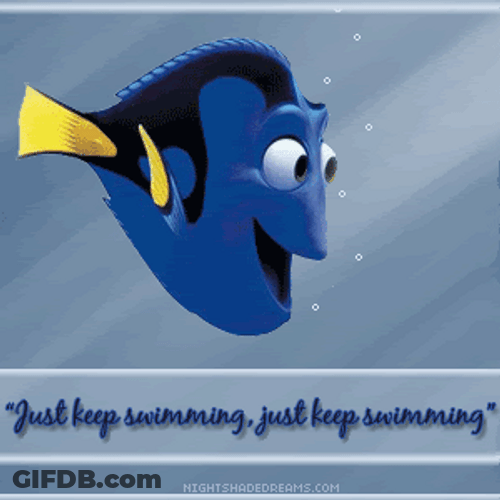 Just Keep Swimming Just Keep Swimming Dory Bubbles GIF