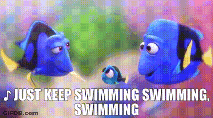 Just Keep Swimming Swimming Dory's Family Love GIF
