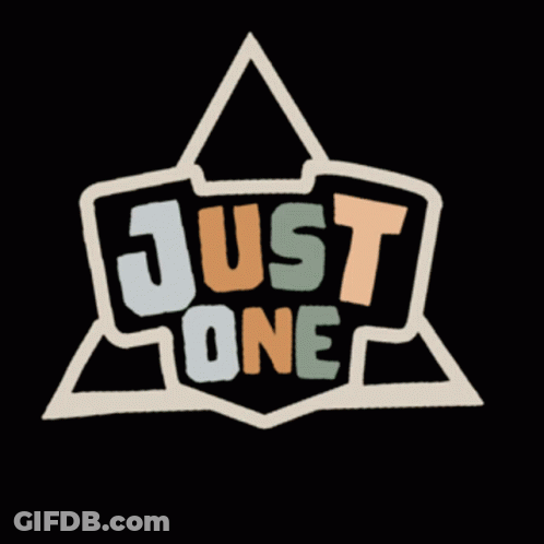 Just One Logo In Triangle GIF