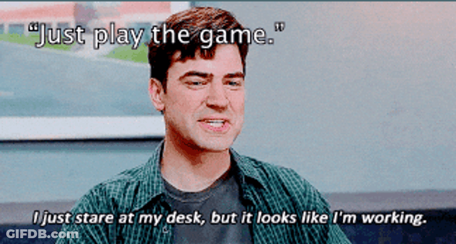Just Play Game When I Work With Retards GIF