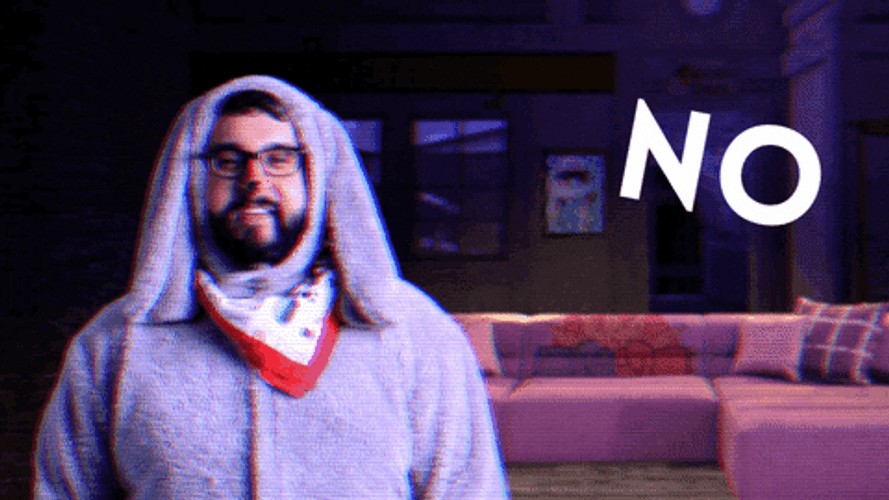 Just Say No Directly To Us GIF