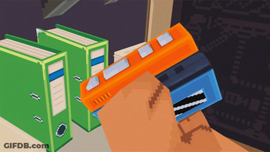 Just Say No Disk Player GIF