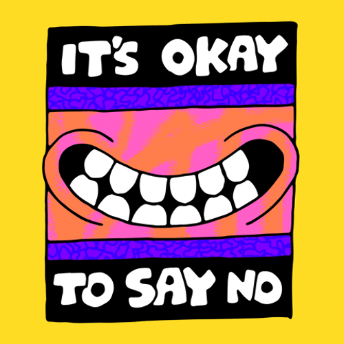 Just Say No It's Okay GIF