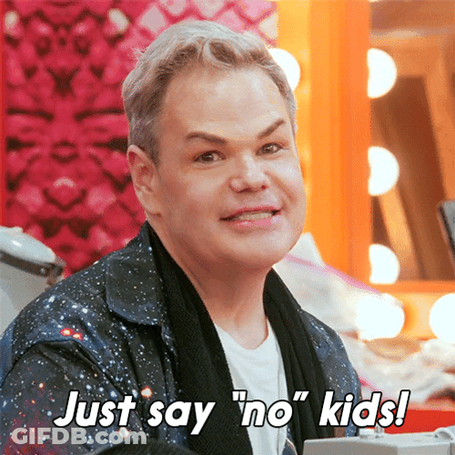 Just Say No Kids GIF